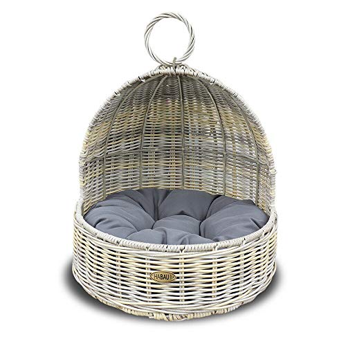 HABAU Katzenbett mit Kissen, tragbar, aus Polyethylen HABAU Katzenbett mit Kissen, tragbar, aus Polyethylen von HABAU