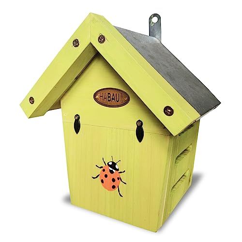 HABAU Marienkäferhaus - Insektenhotel aus lasiertem Massivholz von HABAU