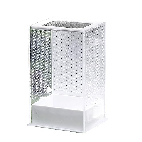 HABOPR Durchsichtiger Futterbox Brutbehälter Mit Deckel Für Geckos Zubehör. Transparenter Futterbox Behälter Zuchtbox von HABOPR