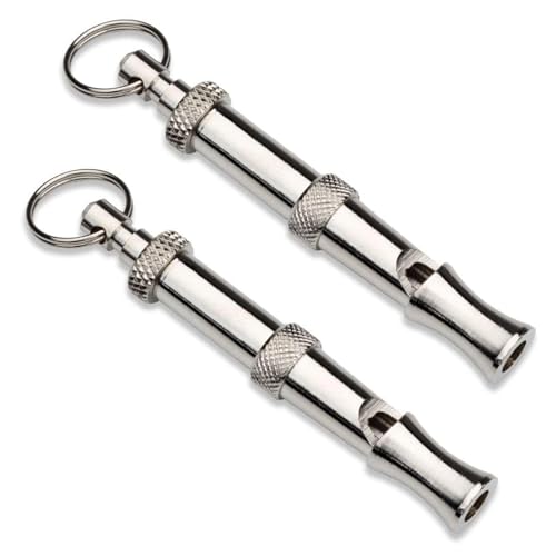 2er Set Stahl Hochfrequenzpfeife Einstellbar bis 350m Reichweite Hundepfeife Ultraschall Hunde Pfeife Hundetraining Trainingspfeife 2er Set Stahl Hochfrequenzpfeife Einstellbar bis 350m Reichweite Hundepfeife Ultraschall Hunde Pfeife Hundetraining Trainingspfeife von HAC24