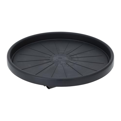 HAC24 Kunststoff Pflanzenroller Rund Ø 35 cm Anthrazit mit 4 Rollen Tragkraft 50 KG Blumenroller Blumentopf Rollbrett HAC24 Kunststoff Pflanzenroller Rund Ø 35 cm Anthrazit mit 4 Rollen Tragkraft 50 KG Blumenroller Blumentopf Rollbrett von HAC24