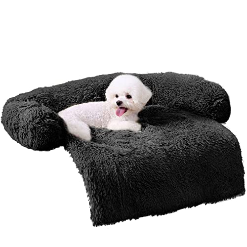 HACHIKITTY Hundesofa Bettmatte, waschbarer Haustier-Kissenbezug für Möbelschutz, Größe XL, 100 x 100 x 15 cm von HACHIKITTY