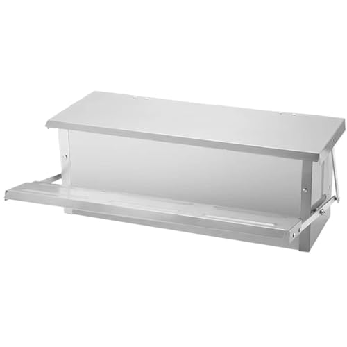 Automatischer Hühnerfutterautomat mit Trittfunktion – wetterfester Hühnerfutterautomat aus verzinktem Metall, 5 kg/11 Pfund, rattensicheres Wasser Automatischer Hühnerfutterautomat mit Trittfunktion – wetterfester Hühnerfutterautomat aus verzinktem Metall, 5 kg/11 Pfund, rattensicheres Wasser von HACSYP