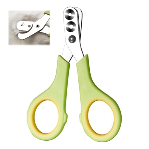 Double Round Hole Pet Nail Clipper, Cat Nail Clippers, Pet Nail Clippers with 2mm Circular Cut Hole, Avoid Over-Cutting Grooming Trimmer, Cat Modify and Nail Care Claw Trimmer von HADAVAKA