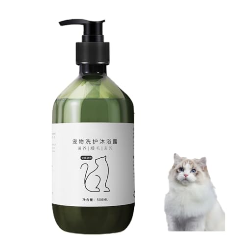 Shampoo for Dogs & Cats, Professional Grooming Shampoo, Smelly Dogs, Extra Gentle and Soothing, Nourishes Skin & Coat, Suitable for Cats, Dogs and Other Pets (Cat) von HADAVAKA
