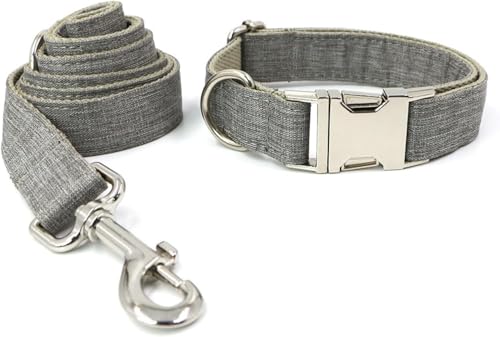 Das Comfort-Hundehalsband, Hundehalsband und Leine-Set, verstellbare Hundehalsbänder mit Metallschnalle und Leine for kleine Hunde. Starke geflochtene Leine for mittelgroße und große Hunde beim Spazie Das Comfort-Hundehalsband, Hundehalsband und Leine-Set, verstellbare Hundehalsbänder mit Metallschnalle und Leine for kleine Hunde. Starke geflochtene Leine for mittelgroße und große Hunde beim Spazie von HAFEISI