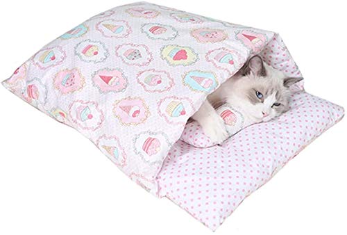 HAFEISI Kleines Haustierbett, Hundehöhle, kleine Hunde, Katzenhöhle, Kätzchenbett, bequemes Hundebett, Hundeschlafsäcke, Plüsch-Hundebett, kleines Katzenbett, Flauschiges Katzenbett(Pink,30x45CM) HAFEISI Kleines Haustierbett, Hundehöhle, kleine Hunde, Katzenhöhle, Kätzchenbett, bequemes Hundebett, Hundeschlafsäcke, Plüsch-Hundebett, kleines Katzenbett, Flauschiges Katzenbett(Pink,30x45CM) von HAFEISI