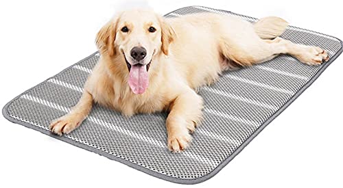 Kleines Haustierbett, Kühlmatte for Hunde, Haustierbett, kleines, mittelgroßes und großes Hundekissen, zusammenklappbar, wiederverwendbare Windel, Welpenunterlagen, Zubehör, schützt die Knochen(Grey,7 Kleines Haustierbett, Kühlmatte for Hunde, Haustierbett, kleines, mittelgroßes und großes Hundekissen, zusammenklappbar, wiederverwendbare Windel, Welpenunterlagen, Zubehör, schützt die Knochen(Grey,7 von HAFEISI