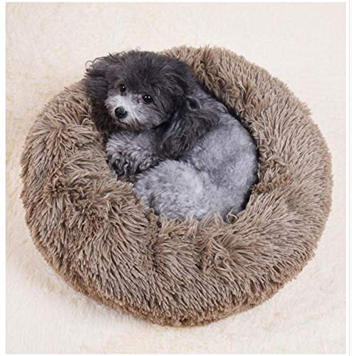 Kleines Haustierbett, zotteliges Kunstfell-Beruhigungsbett for Haustiere, Katzenbett, Kätzchen, Teddy-Zwinger, weiches Donut-Nest, Hundekissen, Schlafkissen for Katzen, Welpen, mittelgroße Hunde, Rosa Kleines Haustierbett, zotteliges Kunstfell-Beruhigungsbett for Haustiere, Katzenbett, Kätzchen, Teddy-Zwinger, weiches Donut-Nest, Hundekissen, Schlafkissen for Katzen, Welpen, mittelgroße Hunde, Rosa von HAFEISI
