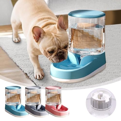 Automatischer Trinkbrunnen für Hunde & Katzen – Großer 3L Wassertank mit Eckdesign – Auslaufsicher & Leicht zu Reinigen – BPA-frei – Ideal für kleine & mittelgroße Haustiere (Blue) von HAFNFUE