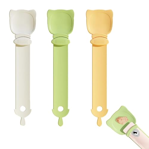 Löffel für Flüssig-Snacks Katze – 3er Pack | Weicher Silikon-Löffel für Leckereien wie Huhn, Lachs & Käse | Einfach zu reinigen & wiederverwendbar Löffel für Flüssig-Snacks Katze – 3er Pack | Weicher Silikon-Löffel für Leckereien wie Huhn, Lachs & Käse | Einfach zu reinigen & wiederverwendbar von HAFNFUE