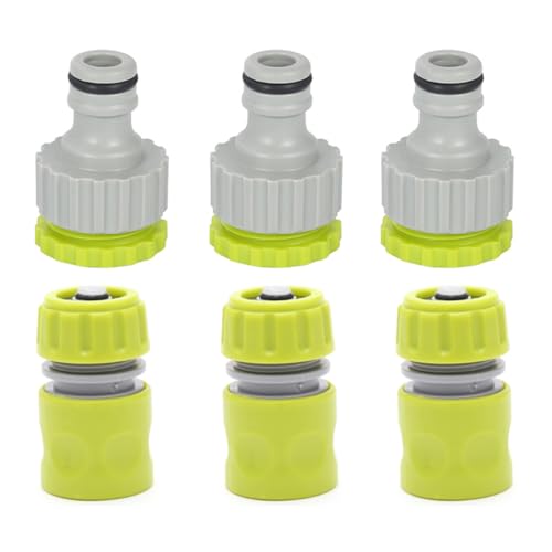 HAFRILY 6 Stück Wasserhahn Adapter Wasserhahn Anschluss Kit mit 3 Stück 1/2 Zoll 3/4 Zoll 2 In 1 Hahnverbinder 3 Stück 1/2 Zoll Zwei Wege Kupplung Garten Hahnverbinder Set HAFRILY 6 Stück Wasserhahn Adapter Wasserhahn Anschluss Kit mit 3 Stück 1/2 Zoll 3/4 Zoll 2 In 1 Hahnverbinder 3 Stück 1/2 Zoll Zwei Wege Kupplung Garten Hahnverbinder Set von HAFRILY