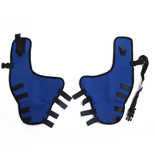 HAGJII Ellenbogenbandage Hund, Schulter-Hinterbeinbandage Recovery Sleeve Hund Bei Hygromen, Arthritis, Linderung Von Druckgeschwüren, Hundebeinschutz Für Mittelgroße Bis Große Hunde(Blau,S) von HAGJII