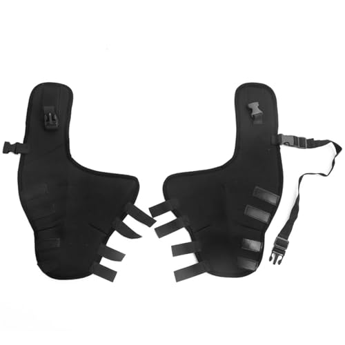 HAGJII Ellenbogenbandage Hund, Schulter-Hinterbeinbandage Recovery Sleeve Hund Bei Hygromen, Arthritis, Linderung Von Druckgeschwüren, Hundebeinschutz Für Mittelgroße Bis Große Hunde(Schwarz,L) von HAGJII