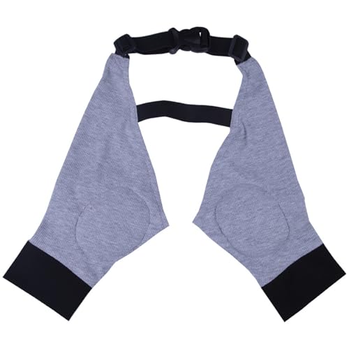 HAGJII Recovery Sleeve Hund Zur Genesung Nach Verletzungen Ellenbogenbandage Hund Bequeme Hundebeinschutz Zur Vorbeugung Von Hornhaut Mit Schulterstütze(Gray,M) von HAGJII