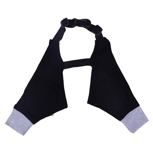 HAGJII Recovery Sleeve Hund Zur Genesung Nach Verletzungen Ellenbogenbandage Hund Bequeme Hundebeinschutz Zur Vorbeugung Von Hornhaut Mit Schulterstütze(Schwarz,L) von HAGJII