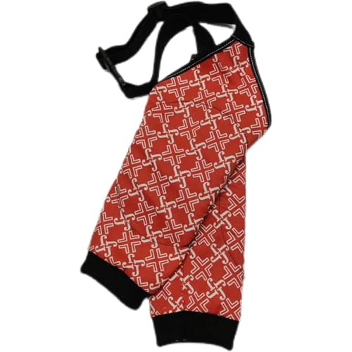HAGJII Verstellbar Recovery Sleeve Hund Zur Unterstützung Bei Verletzungen Und Für Mehr Mobilität Hundebeinschutz Vorderbeinbandage Ellenbogenbandage Hund Bei Arthritis Wundschutz(XL(17.5-27.5kg),A) von HAGJII