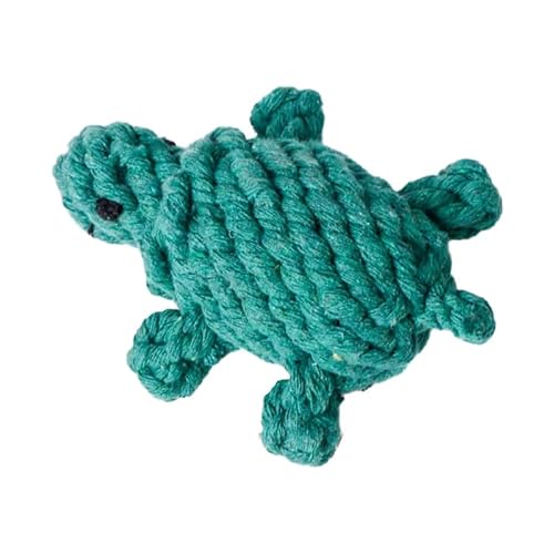 HAHIII Seilspielzeug für Hunde, Cartoon, Kauspielzeug für kleine und große Hunde, Reinigung der Backenzähne, bissfestes Spielzeug, Zubehör für Welpen (Turtle) von HAHIII