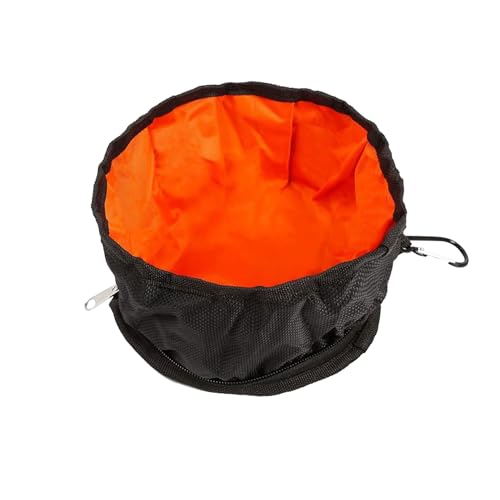 HAICN Faltbare Hundenäpfe für Reisen, tragbar, groß, Futternapf, leicht, Hundefutter, Wasser, Trinknapf mit Karabiner für Haustiere, Hunde, Katzen von HAICN