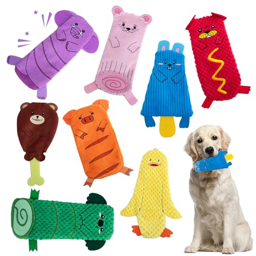 Hundespielzeug ohne Füllung, quietschendes Spielzeug für kleine, mittelgroße und große Rassen, niedliches, langlebiges, interaktives Hundespielzeug für den Innenbereich, Welpenzahnen, Unterhaltung, Hundespielzeug ohne Füllung, quietschendes Spielzeug für kleine, mittelgroße und große Rassen, niedliches, langlebiges, interaktives Hundespielzeug für den Innenbereich, Welpenzahnen, Unterhaltung, von HAIHOU