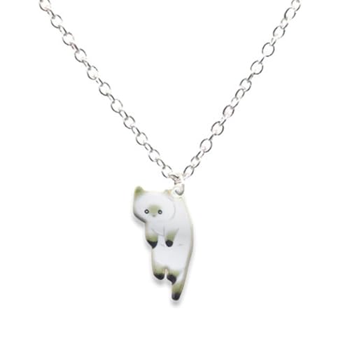 Stilvoller Katzenanhänger Halskette Accessoire Mode Katzenhalsschmuck Charme Personalisiert Neckschains Accessoire Entzückend von HAISENG