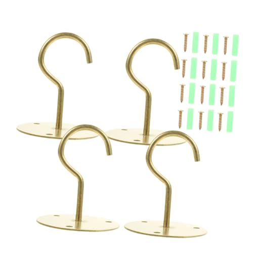 HAKIDZEL 1 Satz Wandmontierte Deckenhaken, Metall-blumentopfhaken, Hängende Pflanzenhaken, Pflanzgefäßhaken von HAKIDZEL