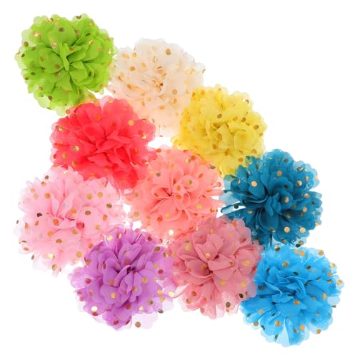 HAKIDZEL 10 Stück Hundehalsband-Anhänger: Hundehalsband mit Blume und Punkten – lustiges und stilvolles Haustier-Accessoire für kleine Katzen – für tägliche, Partys und besondere Anlässe HAKIDZEL 10 Stück Hundehalsband-Anhänger: Hundehalsband mit Blume und Punkten – lustiges und stilvolles Haustier-Accessoire für kleine Katzen – für tägliche, Partys und besondere Anlässe von HAKIDZEL