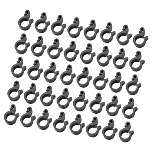 HAKIDZEL 100st Tropfbewässerungsrohrschelle Schlauchschelle Aus Kunststoff Schlauchbefestigungsclips Schlauchklemmen Aus Kunststoff PVC-Clips Gartenrohrklemmen Hängend Plastik Pfeifenkarte von HAKIDZEL