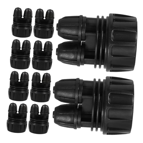 HAKIDZEL 10pcs Mini Tropfbewässerungsschlauchanschlüsse 3/4 "bis Zwei 1/4" Adapter -plastikwadenkonverter Schlauchbeschläge Für Gartenarmaturen von HAKIDZEL