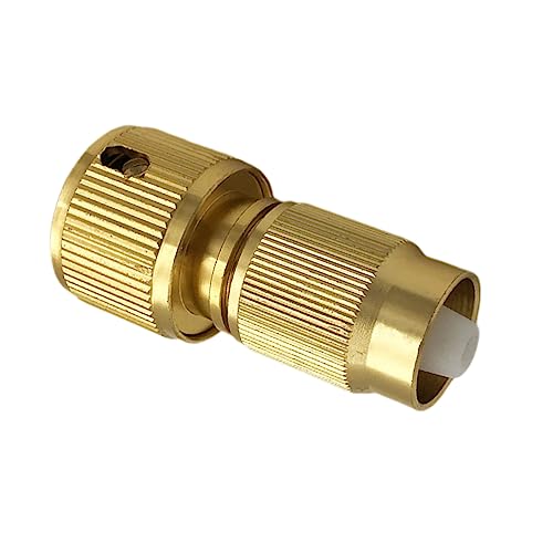 HAKIDZEL 2 Stücke Teleskop Aluminium Legierung Schlauch Teleskop Fitting Auto Waschen Clean Tool Wasser Schlauch Schnell Goldene von HAKIDZEL