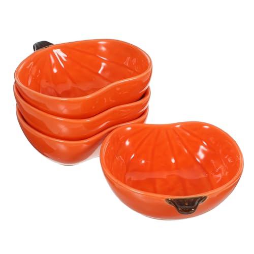 HAKIDZEL 4 Stück Gericht Mit Kürbissauce Futterspender Für Thanksgiving-kürbisschale Mini-kürbisschalen Soßengericht Kleiner Tierfutternapf Kaninchenschale Hamsternäpfe Keramik Petrischale HAKIDZEL 4 Stück Gericht Mit Kürbissauce Futterspender Für Thanksgiving-kürbisschale Mini-kürbisschalen Soßengericht Kleiner Tierfutternapf Kaninchenschale Hamsternäpfe Keramik Petrischale von HAKIDZEL