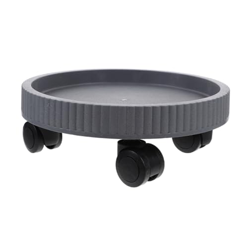 HAKIDZEL Blumentopfboden Topfplatten Für Pflanzen Kunststoffschalen Für Pflanzen Gartentopfschalen Beweglicher Pflanzenständer Blumentopfhalter Pflanzenschale Mit Rädern von HAKIDZEL
