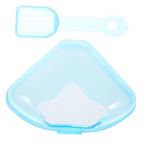 HAKIDZEL Hamster Badewanne aus Hochwertigem Abs Kunststoff Kompakt und Langlebig Stilvolles Design für Kleintier-badebedarf Praktische Haustier-badewanne Sternenmuster für Hamster und von HAKIDZEL