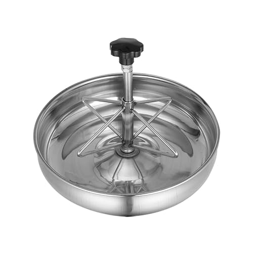 HAKIDZEL Schweinefutterspender Edelstahl für Schweine Vieh Futternapf Glatte Oberfläche für einfache Reinigung von HAKIDZEL