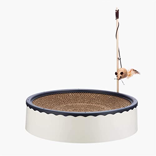 Kratzbrett Kratzpappe Cat Scratcher Katzenkratzunterlage Katzenkratzunterlage Mit Spielball Ideal Für Kätzchen Und Katzen Kratzmatte Kratzbrett Katze von HALAHAI