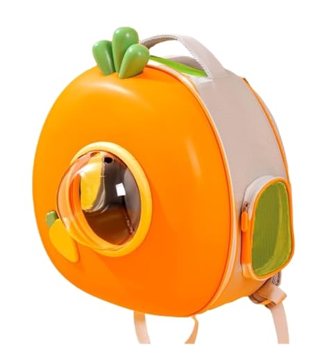 Transportbox Katze Transporttasche Katze Haustier-Rucksack, Karottenform-Rucksack Für Katzen Und Hunde, Niedliche Katzen-Haustierträger Für Reisen Katzen Transportbox Katzenbox (Color : Orange, Size Transportbox Katze Transporttasche Katze Haustier-Rucksack, Karottenform-Rucksack Für Katzen Und Hunde, Niedliche Katzen-Haustierträger Für Reisen Katzen Transportbox Katzenbox (Color : Orange, Size von HALAHAI