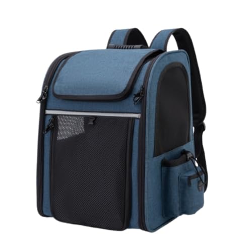 Transportbox Katze Transporttasche Katze Haustier-Rucksack-Träger, Erweiterbarer Hunde-Rucksack-Träger Mit Atmungsaktivem Mesh-Haustier-Träger-Rucksack Katzen Transportbox Katzenbox (Color : A, Size Transportbox Katze Transporttasche Katze Haustier-Rucksack-Träger, Erweiterbarer Hunde-Rucksack-Träger Mit Atmungsaktivem Mesh-Haustier-Träger-Rucksack Katzen Transportbox Katzenbox (Color : A, Size von HALAHAI