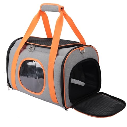 Transportbox Katze Transporttasche Katze Haustier-Tragetasche, Haustier-Tragetasche, Faltbare Haustier-Tasche, Katzen-Rucksack Für Reisen Katzen Transportbox Katzenbox ( Color : A , Size : 48*30*28cm Transportbox Katze Transporttasche Katze Haustier-Tragetasche, Haustier-Tragetasche, Faltbare Haustier-Tasche, Katzen-Rucksack Für Reisen Katzen Transportbox Katzenbox ( Color : A , Size : 48*30*28cm von HALAHAI