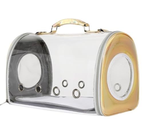 Transportbox Katze Transporttasche Katze Haustierträger, Welpen-Tragetasche, Katzenraumkapsel, Katzenblase, Katzen-Aufbewahrungstasche, Katzenträger, Haustierträger Katzen Transportbox Katzenbox (Col von HALAHAI