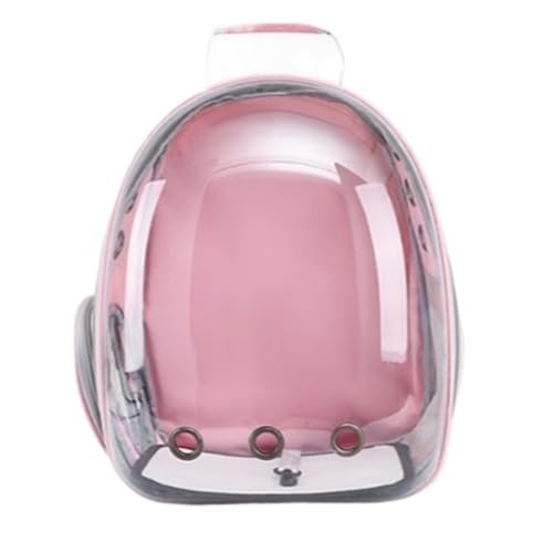 Transportbox Katze Transporttasche Katze Haustierträger-Rucksack Für Reisen, Leicht, Atmungsaktiv, Transparenter Raumkapsel-Rucksack Katzen Transportbox Katzenbox (Color : B, Size : 32 * 41cm) von HALAHAI