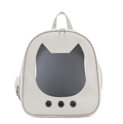 Transportbox Katze Transporttasche Katze Haustiertrage-Rucksack, Transparentes Fenster, Katzen-Reisetasche, Tragbare Katzentragetasche Katzen Transportbox Katzenbox ( Color : Beige , Size : 31*20*35cm Transportbox Katze Transporttasche Katze Haustiertrage-Rucksack, Transparentes Fenster, Katzen-Reisetasche, Tragbare Katzentragetasche Katzen Transportbox Katzenbox ( Color : Beige , Size : 31*20*35cm von HALAHAI