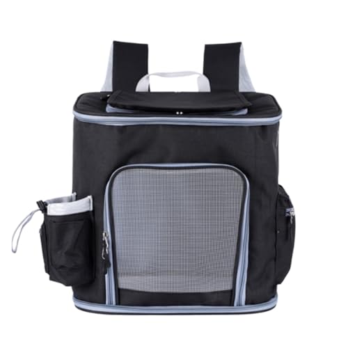 Transportbox Katze Transporttasche Katze Reise Haustier Rucksack Outdoor Tragen Katze Tasche Rucksack Träger Für Katzen Hunde Haustiere Kaninchen Katzen Transportbox Katzenbox (Color : Black, Size : Transportbox Katze Transporttasche Katze Reise Haustier Rucksack Outdoor Tragen Katze Tasche Rucksack Träger Für Katzen Hunde Haustiere Kaninchen Katzen Transportbox Katzenbox (Color : Black, Size : von HALAHAI