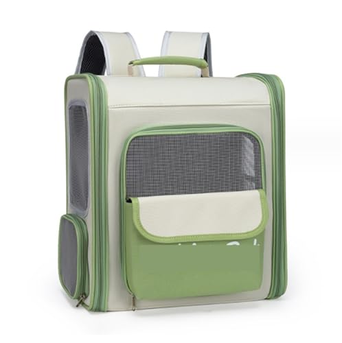 Transportbox Katze Transporttasche Katze Reise Haustier Rucksack Outdoor Tragen Katze Tasche Rucksack Träger Für Katzen Hunde Tier Katzen Transportbox Katzenbox (Color : C, Size : 34 * 24 * 40cm) von HALAHAI