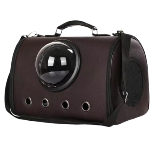 Transportbox Katze Transporttasche Katze Tragbarer Haustier-Rucksack, Tragetasche, Katze, Hund, Handtasche, Träger, Ausgehende Reise, Haustier-Handtasche Katzen Transportbox Katzenbox (Color : Brown Transportbox Katze Transporttasche Katze Tragbarer Haustier-Rucksack, Tragetasche, Katze, Hund, Handtasche, Träger, Ausgehende Reise, Haustier-Handtasche Katzen Transportbox Katzenbox (Color : Brown von HALAHAI