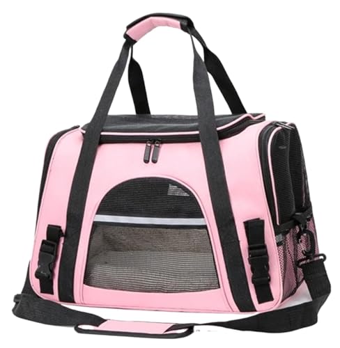 Transportbox Katze Transporttasche Katze Weiche Haustierträger, Tragbare Tasche, Katzenträger, Hundetaschen, Ausgehende Reisen, Haustiere, Handtasche Mit Reißverschlüssen Katzen Transportbox Katzenbox von HALAHAI