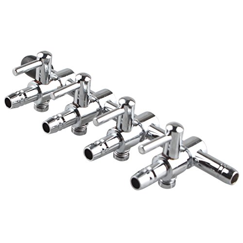 HALJIA 4-Wege-Luftventilverteiler, 5 mm, für das Aquarium, mit Hebeln HALJIA 4-Wege-Luftventilverteiler, 5 mm, für das Aquarium, mit Hebeln von HALJIA