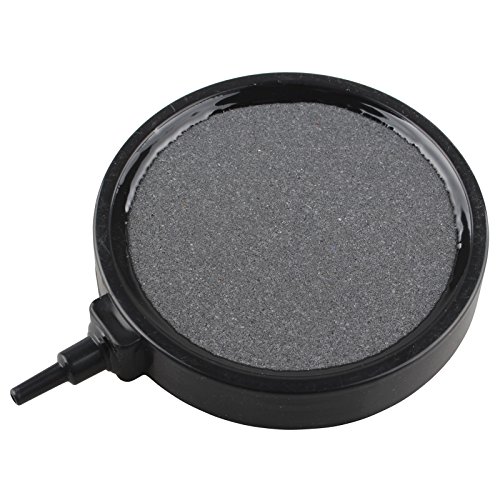 HALJIA 5-Inch Carborundum rund Bubble Disk Ausströmer Luft Stein für Hydrokultur Aquarium Fisch Tank Pumpe, Aquarium Teich Tank HALJIA 5-Inch Carborundum rund Bubble Disk Ausströmer Luft Stein für Hydrokultur Aquarium Fisch Tank Pumpe, Aquarium Teich Tank von HALJIA