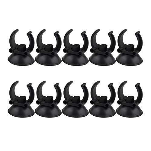 HALJIA Saugnäpfe für Aquarium, 23 mm, für Luftschlauch, Luftschlauch, Luftleitung, Halterung, Saugnapf, für Aquarien, Schwarz, 10 Stück HALJIA Saugnäpfe für Aquarium, 23 mm, für Luftschlauch, Luftschlauch, Luftleitung, Halterung, Saugnapf, für Aquarien, Schwarz, 10 Stück von HALJIA