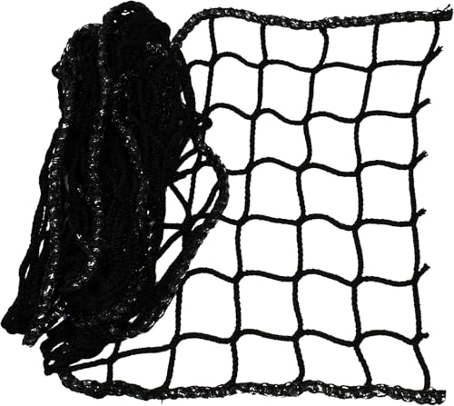 Universal Schutznetz Schwarz 1,0m x 30,0m – Polypropylen 2,3mm, UV- & witterungsbeständig, zuschneidbar, Öko-Tex® zertifiziert – Balkonnetz, Katzennetz, Hochbett Rausfallschutz | Made in Germany von HAMBURGER TAUWERK-FABRIK EST. 1901