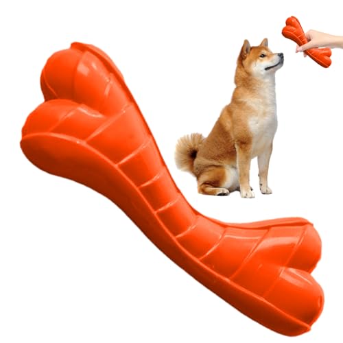 HAMIL Hundespielzeug Knochen, Kauspielzeug für Hunde, Nylon-Knochenspielzeug zum Kauen von Hunden, Bissfestes Haustierknochen-Kauspielzeug zur Zahnreinigung, robust für aktives Beißen – interaktiv von HAMIL